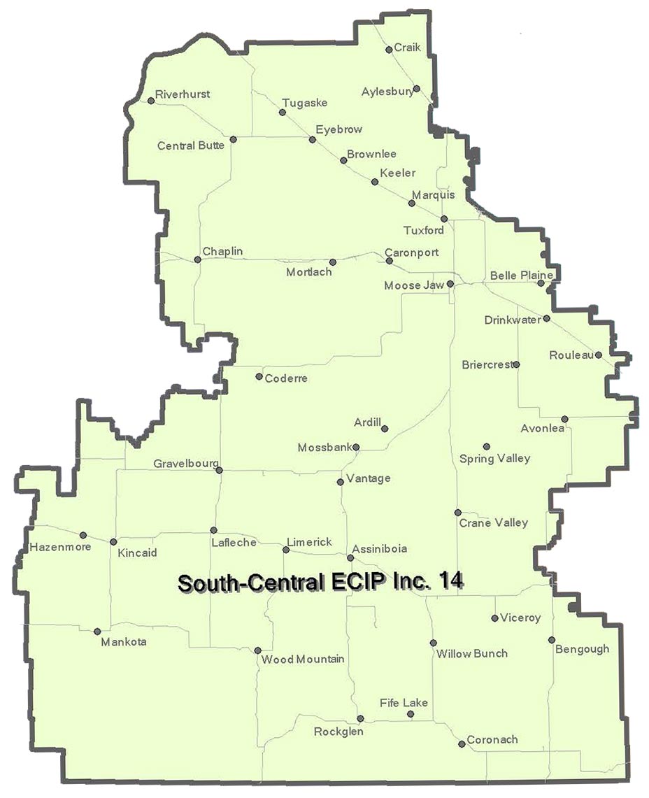 South Central ECIP Map